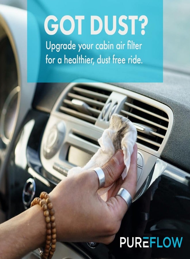 بريميوم جارد فلتر هواء المقصورة PureFlow PC5518X | يناسب سيارات لكزس LS430 موديلات 2001-2006، وSC430 موديلات 2002-2010، وGS300 موديلات 2001-2005، أمامي - Image 5